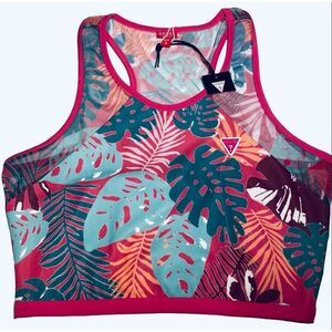 GUESS Tropical Athletic Top NWT